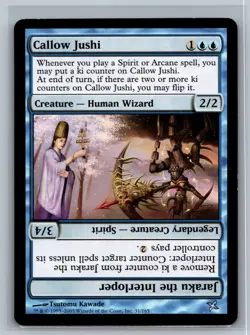 MTG Betrayers of Kamigawa Callow Jushi / Jaraku the Interloper #31/165 TCG CCG - Image 1