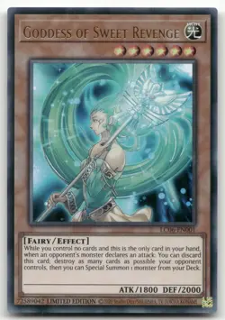 Goddess of Sweet Revenge Secret Rare - LCKC-EN106 Yu-Gi-Oh - Image 1