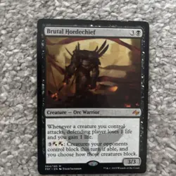 MTG Brutal Hordechief Fate Reforged 064/185 Regular Mythic - Image 1