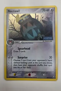 Noctowl 43/115 Unseen Forces STAMPED Reverse Holo Pokemon Card - Image 1