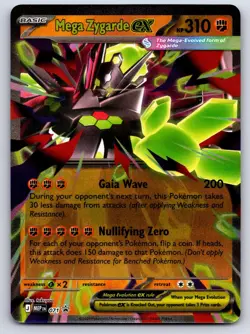 Mega Zygarde ex 071 Holo Promo ME: Mega Evolution Promo Pokemon Near Mint - Image 1