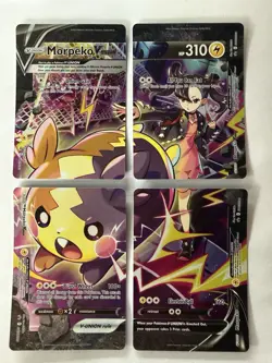 Pokemon TCG Morpeko V-Union SWSH Black Star Promos SWSH287 - SWSH290 Holo Promo - Image 1