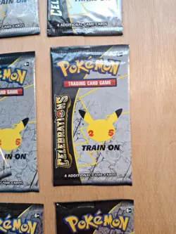 x10 Pokemon 25th Anniversary Celebrations Booster Pack Sealed - Image 2