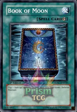 1st Ed Book of Moon SDSC-EN030 Yugioh - Image 1