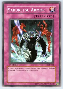 Sakuretsu Armor DCR-102 Dark Crisis 1st Edition Yu-Gi-Oh NM - Image 1