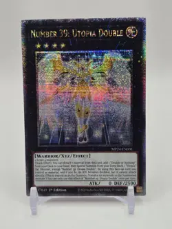 Yugioh! LP Number 39: Utopia Double - MP24-EN031 - Quarter Century Secret Rare - - Image 1