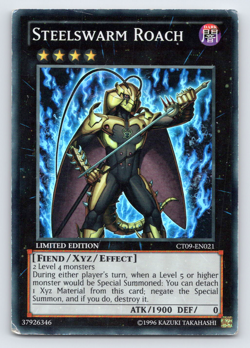 Steelswarm Roach - CT09-EN021 Super Rare Limited Edition Yugioh - Image 1