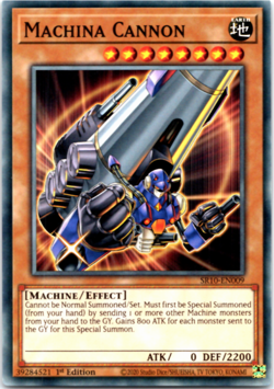 Machina Cannon - SR10-EN009 - Common - 1st Edition - Yugioh - Image 1