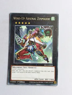 Wind-Up Arsenal Zenmaioh KICO-EN044 Rare Yugioh TCG 1st Edition NM - Image 1