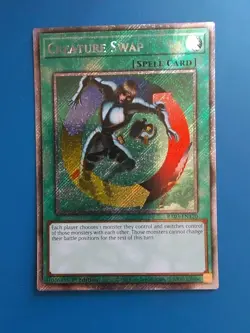 Near Mint Yugioh Creature Swap - RA03-EN120 - Platinum Secret Rare 1st Edition - Image 1