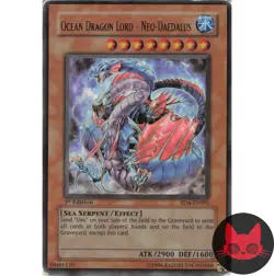 Yugioh Ocean Dragon Lord - Neo-Daedalus SD4-EN001 Ultra Rare 1st Edition MP - Image 1