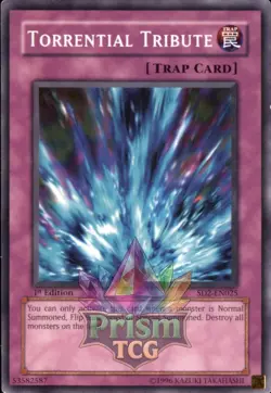 1st Ed Torrential Tribute SD2-EN025 Yugioh - Image 1