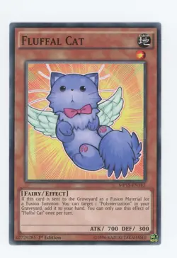 Yugioh Fluffal Cat MP15-EN142 Common 1st Ed NM/LP - Image 1