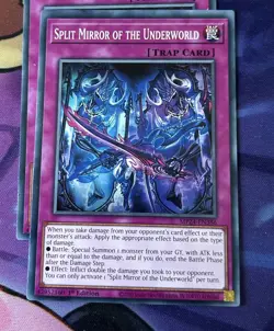 YUGIOH MP24-EN386 Split Mirror of the Underworld Common 1st Edition NM - Image 1
