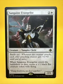 x1 Sanguine Evangelist | The Lost Caverns of Ixalan | NM | MTG [freshpullsco] - Image 1