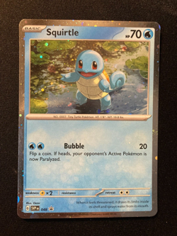 Squirtle SVP048 Holo Promo - S&V 151 Black Star Promo - Pokemon TCG Card - Image 1