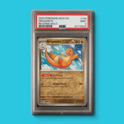 Dragonite Reverse Holo PSA 9 MINT 2023 Scarlet & Violet 151 #149 Pokemon Card - Image 1