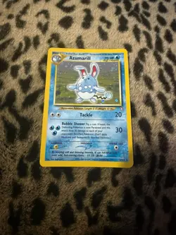 Azumarill 2/111 Unlimited Holo Rare Neo Genesis Pokemon Card - Image 1