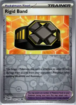 Rigid Band 165/165 Reverse Holo SV: Scarlet & Violet 151 - Pokemon Card - NM - Image 1