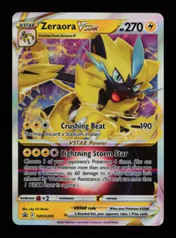 Zeraora VSTAR SWSH265 Holo Holo Promo Sword & Shield Promo Pokemon Cards - Image 1