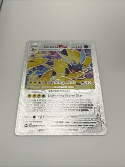 Zeraora VSTAR SWSH265 Sword & Shield Promo Textured Metallic Foil Card Silver - Image 2