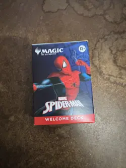 MtG MARVEL SPIDERMAN Classic Peter Parker White Welcome Deck NEW/SEALED - Image 1
