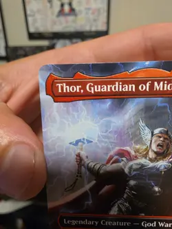 Thor Guardian of Midgard Borderless Commander Marvel Super Heroes MTG - Image 3