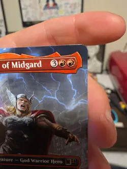 Thor Guardian of Midgard Borderless Commander Marvel Super Heroes MTG - Image 4