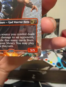 Thor Guardian of Midgard Borderless Commander Marvel Super Heroes MTG - Image 5
