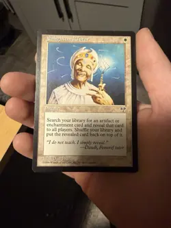 Enlightened Tutor Mirage Regular Rare Instant English 1996 White Dan Frazier MtG - Image 1