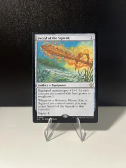 Sword of the Squeak MTG BLC 0040 Rare NM - Image 1