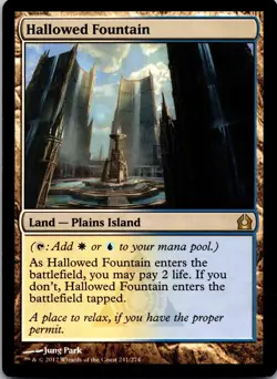 Hallowed Fountain 241 Rare Return to Ravnica MTG Near Mint - Image 1
