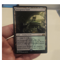 Overgrown Tomb Guilds of Ravnica Rare Black Green Land Regular English - Image 1