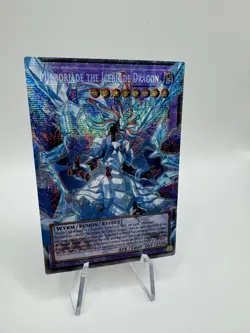 Yugioh | RA05-EN148 | Mirrorjade the Iceblade Dragon Extended Art Starlight Rare - Image 2