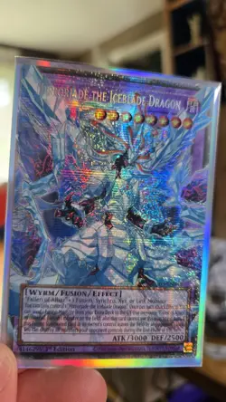 Yugioh | RA05-EN148 | Mirrorjade the Iceblade Dragon Extended Art Starlight Rare - Image 2