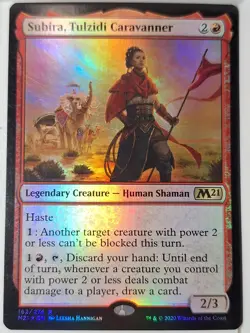 Subira, Tulzidi Caravanner - FOIL - 2021 Core Set M21 - Magic the Gathering MTG - Image 1