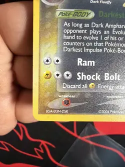 Dark Ampharos NM 2/109 - Holo Team Rocket Returns - Pokemon NICE SWIRL - Image 5