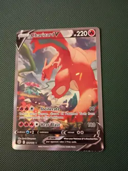 Charizard V (Alternate Full Art) 154/172 Swsh09: Brilliant Stars Holo Pokemon HP - Image 1