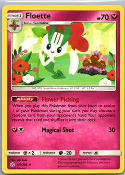 Pokemon Card Floette 151/236 Unbroken Bonds Uncommon - Image 1