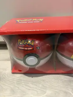 Pokemon TCG: Poke Ball Tin 3 Pack Bundle Booster Pokeball Set - New & Sealed - Image 3