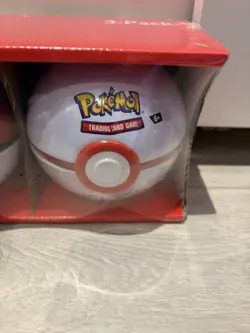 Pokemon TCG: Poke Ball Tin 3 Pack Bundle Booster Pokeball Set - New & Sealed - Image 5