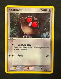 Pokemon TCG Hoothoot Unseen Forces 59/115 Reverse Holo Common English 50 HP - Image 1