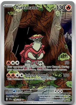 Turtonator 146/142 Illustration Rare Stellar Crown Pokemon Near Mint - Image 1