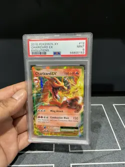 2016 POKEMON XY EVOLUTIONS #12 CHARIZARD EX PSA 9 - Image 1