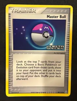 Pokemon TCG Master Ball 99/113 EX Delta Species Uncommon Regular English 2005 - Image 1