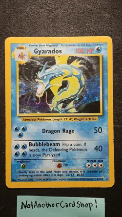 Gyarados 006/102 Base Set Holo Rare Vintage - Image 2