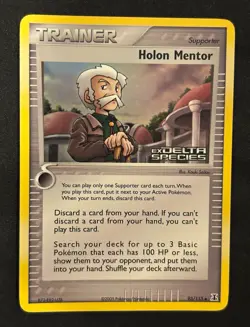 Pokemon TCG Holon Mentor 93/113 EX Delta Species Reverse Holo Uncommon 2005 EN - Image 1