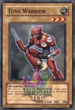 1st Ed Tune Warrior 5DS1-EN001 Yugioh - Image 1