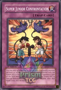 1st Ed Super Junior Confrontation SOI-EN049 Yugioh - Image 1