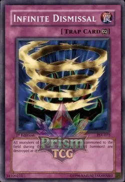 1st Ed Infinite Dismissal PSV-072 Yugioh - Image 1